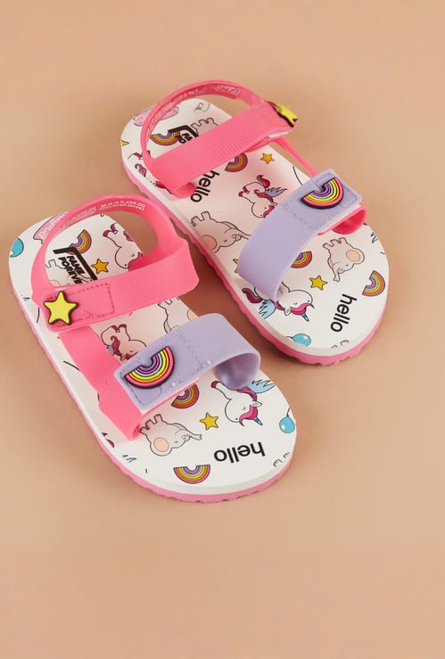 FAME FOREVER Girls Unicorn Print Floaters