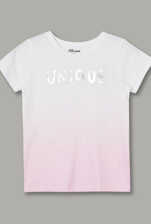 FAME FOREVER Girls Ombre T-shirt