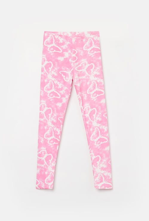 FAME FOREVER Girls Butterfly Print Leggings