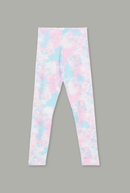 FAME FOREVER Girls Tie & Dye Leggings