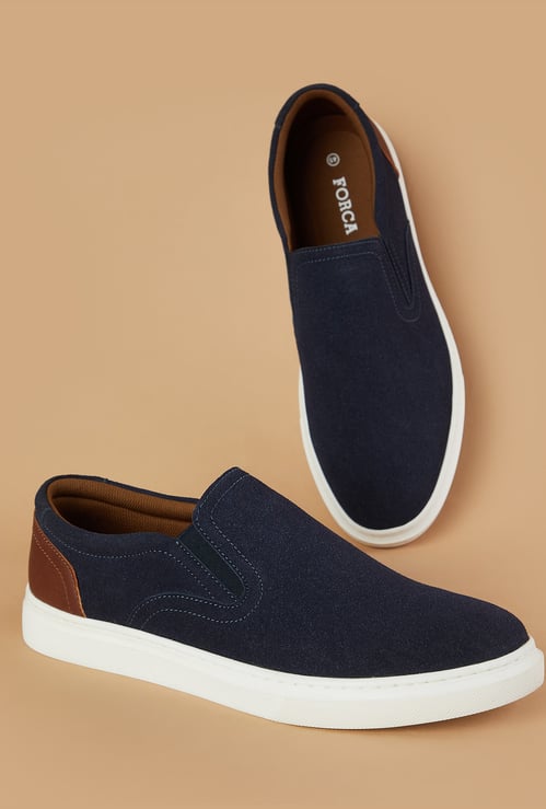 FORCA Textured Slip-On Sneakers