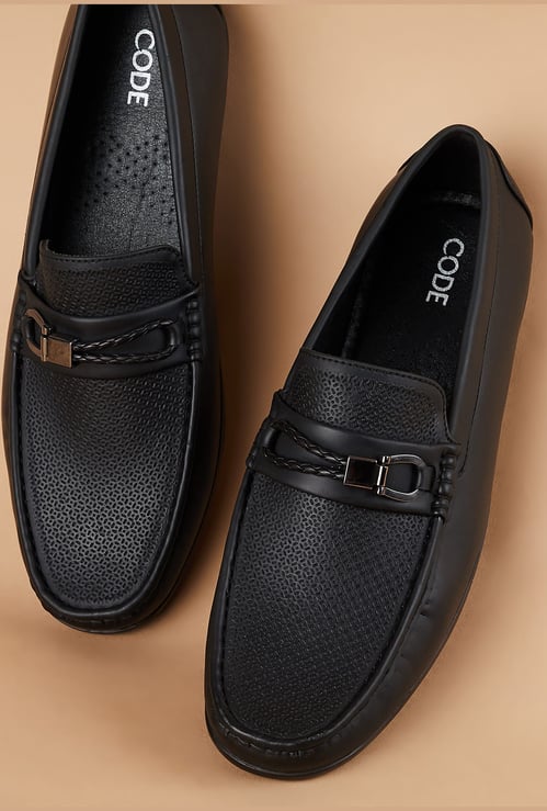 CODE Textured Loafers