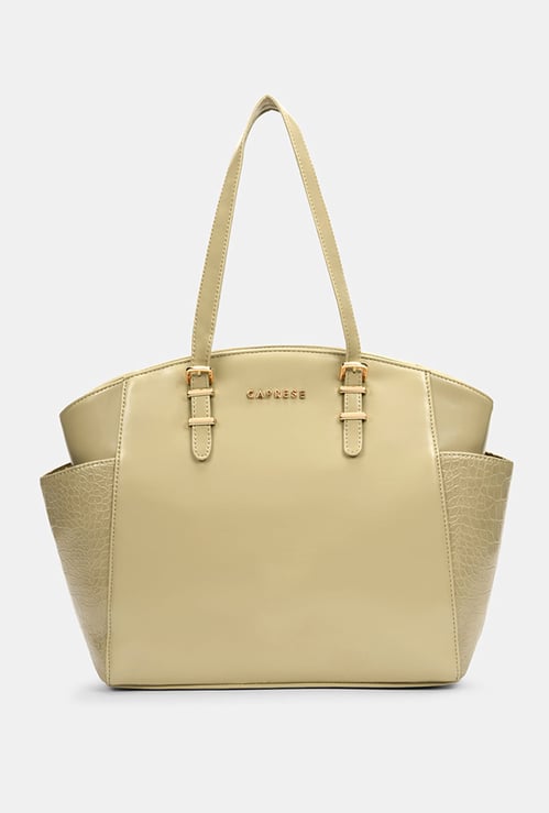 CAPRESE Croc-Textured Shoulder Bag