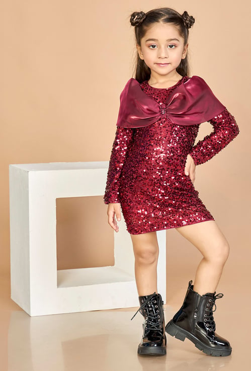 PEPPERMINT Sequined Mini Dress