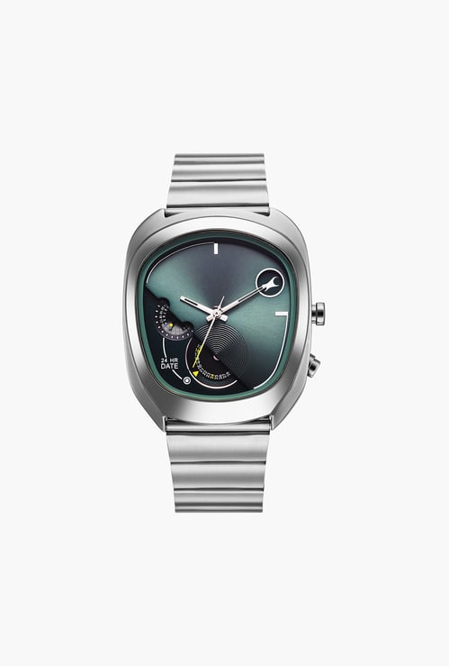 FASTRACK UFO Cosmic Tribe Stainless Steel Multifunction Watch - 3327SM01