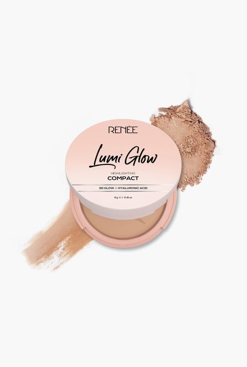 RENEE Lumi Glow Highlighting Compact - 05 Chiffon Cocoa - 9g