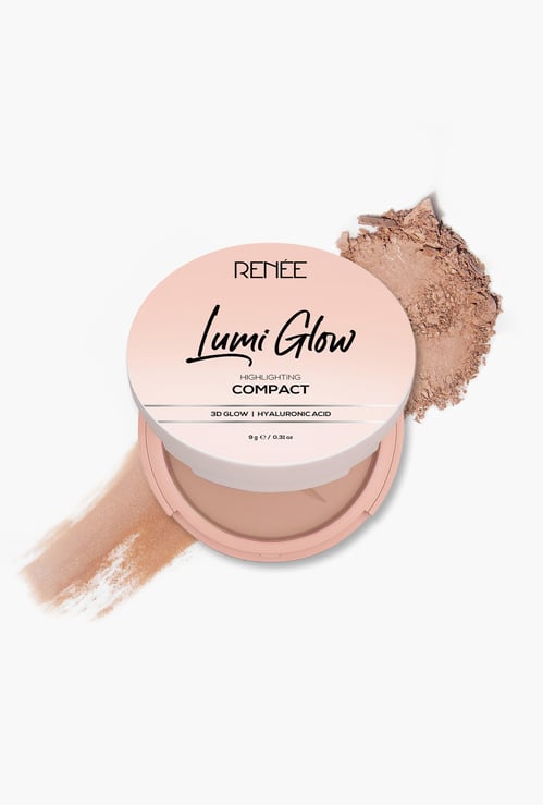 RENEE Lumi Glow Highlighting Compact - 06 Suede Caramel - 9g