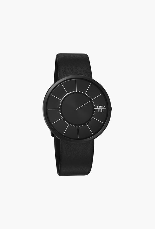 TITAN Edge Ultraslim Leather Strap Analog Watch - 10003NL02