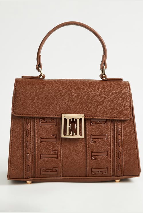 ELLE Textured Handheld Bag