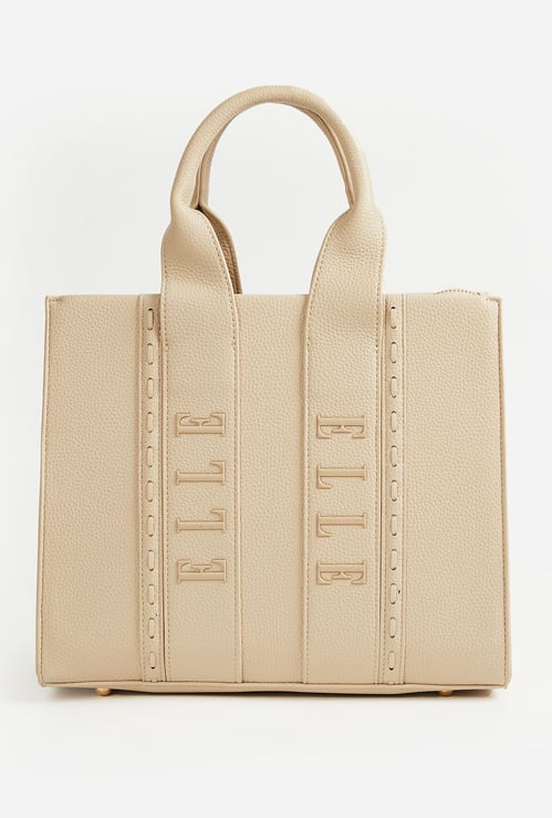 ELLE Embossed Handheld Bag