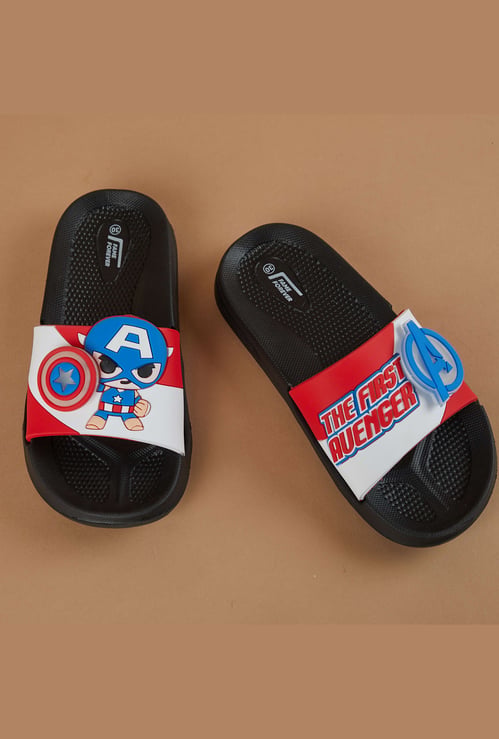 FAME FOREVER Boys Boys Captain America Sliders