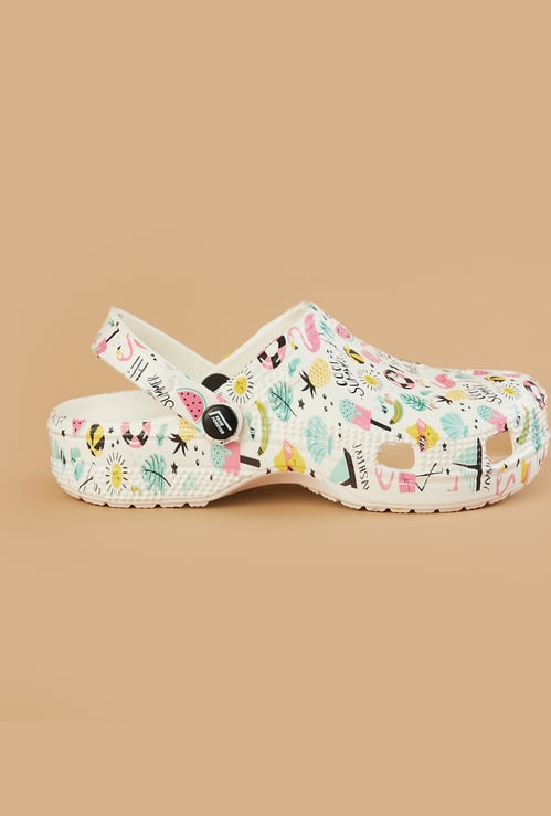 FAME FOREVER Printed Clogs