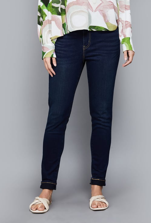 LEVI'S 721 Whiskered Skinny Fit Jeans