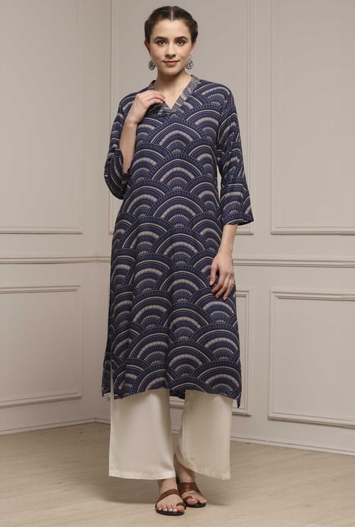 BIBA Printed Straight Kurta