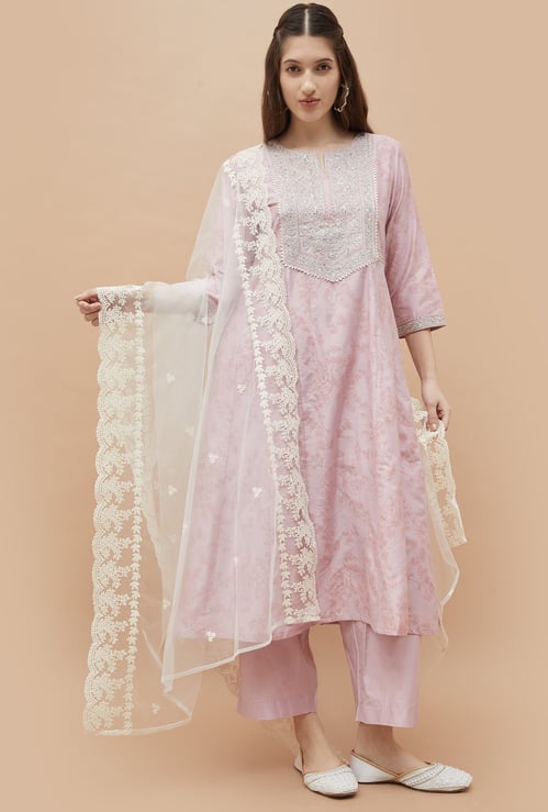 MELANGE Embroidered Dupatta