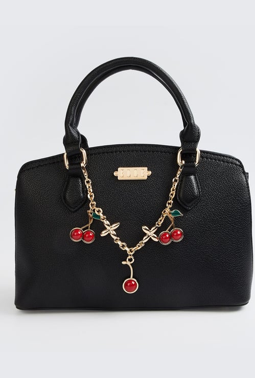 ELLE Handheld Bag with Cherry Charm