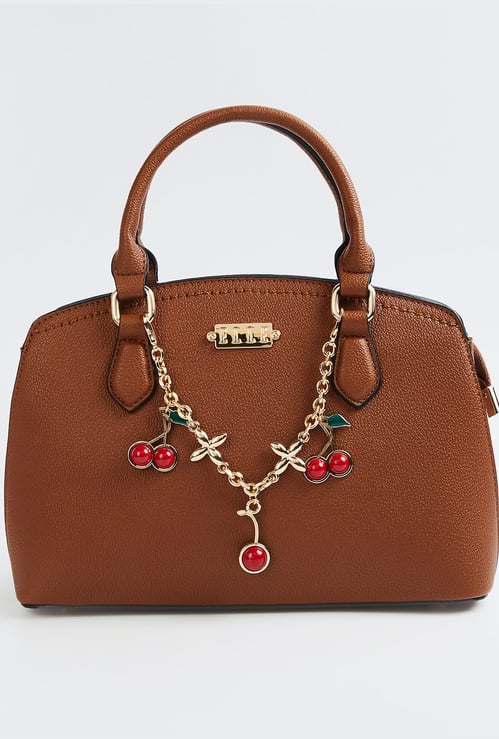 ELLE Handheld Bag with Cherry Charm