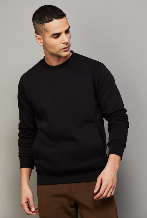 FAHRENHEIT Solid Sweatshirt