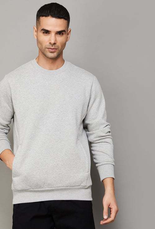 FAHRENHEIT Solid Sweatshirt