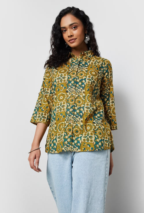 MELANGE Printed Straight Kurti
