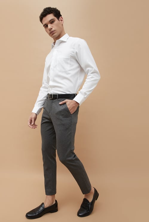 CODE Solid Super Slim Formal Trousers