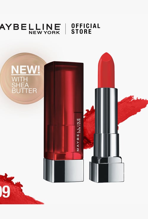 MAYBELLINE NEW YORK Color Sensational Creamy Matte Lipstick - 609 Dynamite Red - 3.9g