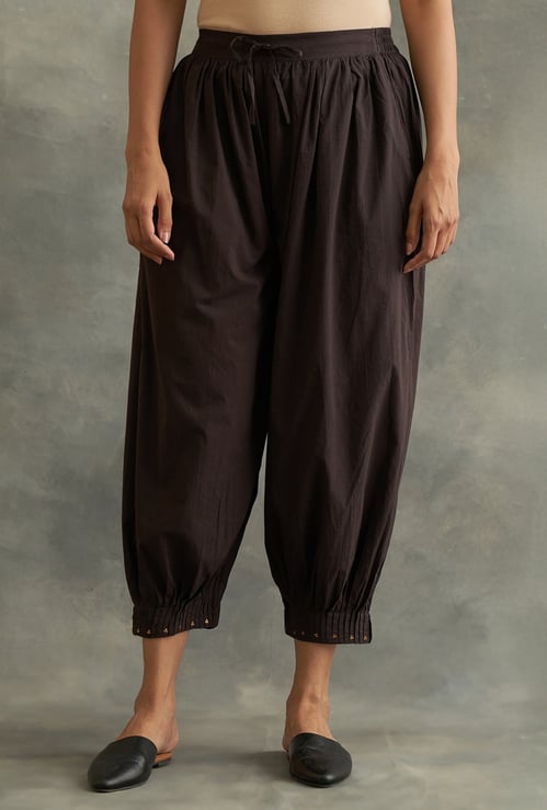 W Pleated Salwar Pants