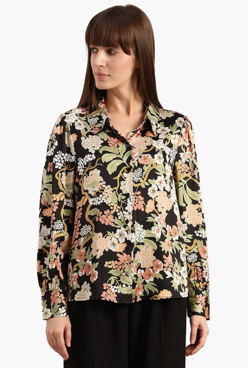 VERO MODA Floral Print Regular Fit Shirt