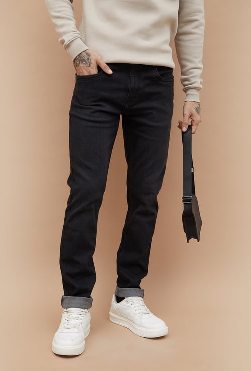 DENIMIZE Darkwashed Slim Tapered Jeans