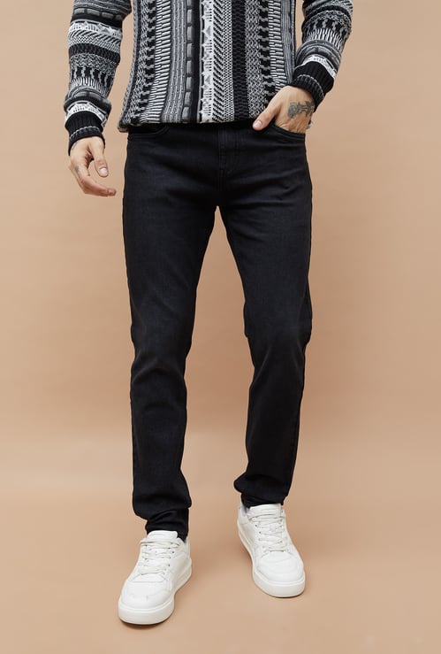 DENIMIZE Darkwashed Slim Tapered Jeans