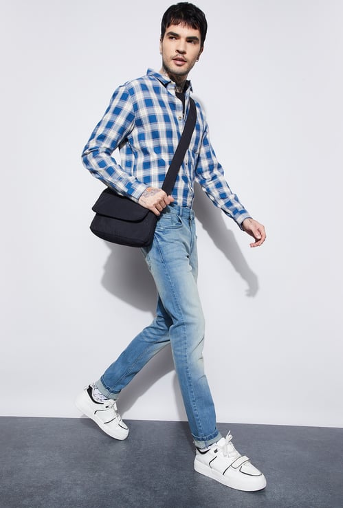 FORCA Washed Loose Fit Jeans