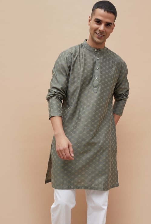 MELANGE Ethnic Motif Straight Kurta