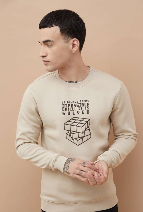 FAME FOREVER Printed Sweatshirt
