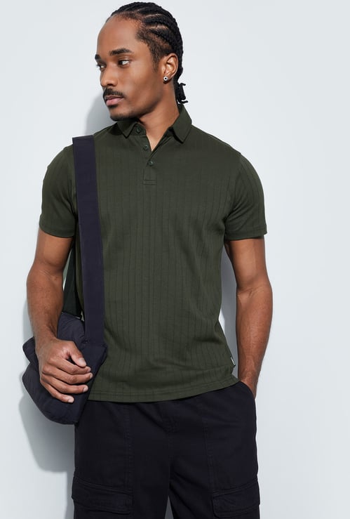 BOSSINI Striped Polo T-shirt