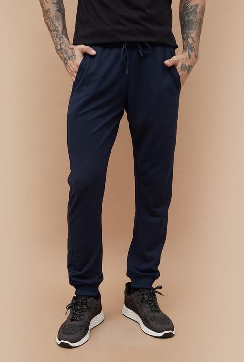 FAME FOREVER ACTIVE Textured Slim Fit Joggers
