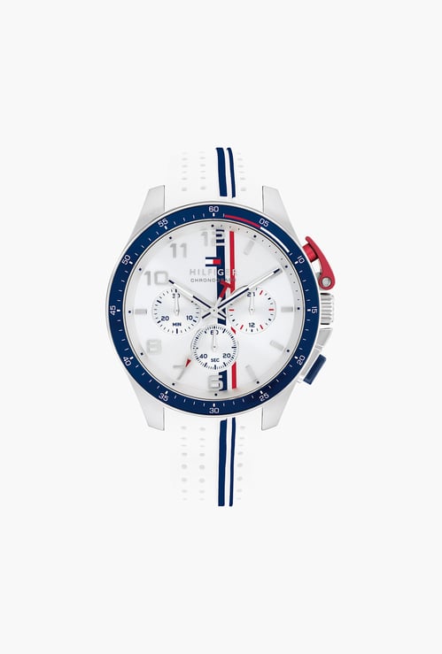 TOMMY HILFIGER Silicone Strap Chronograph Watch - TH1792167W