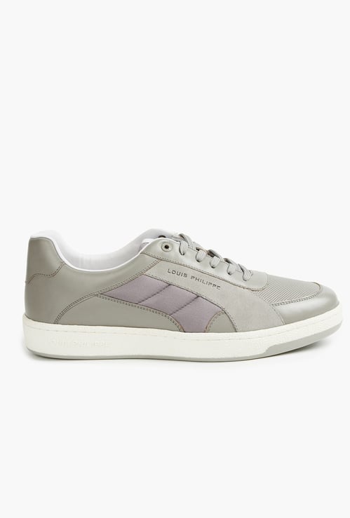 LOUIS PHILIPPE Leather Panelled Sneakers