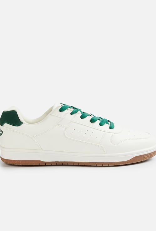 UNITED COLORS OF BENETTON Perforated Lace-Up Shoes