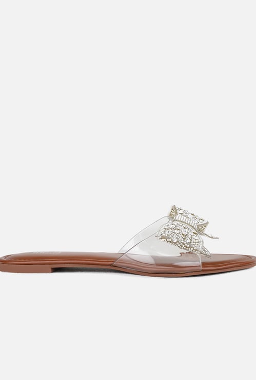INC.5 Embellished Bow Flats