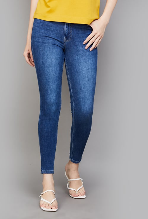 KRAUS Stonewashed Skinny Fit Jeans