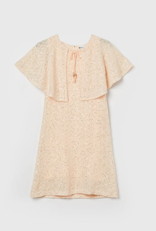 PEPPERMINT Girls Sequinned A-line Dress