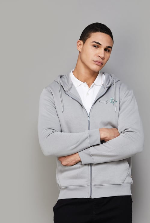 INDIAN TERRAIN Printed Hooded Sweatshirt
