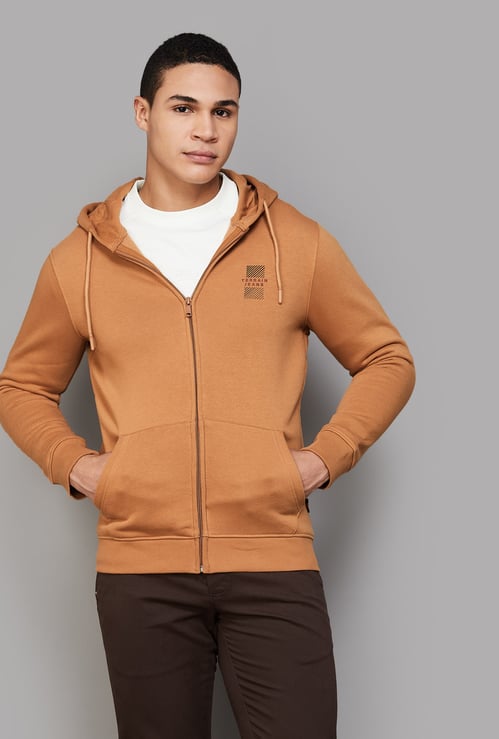 INDIAN TERRAIN Graphic Print Hooded Sweatshirt