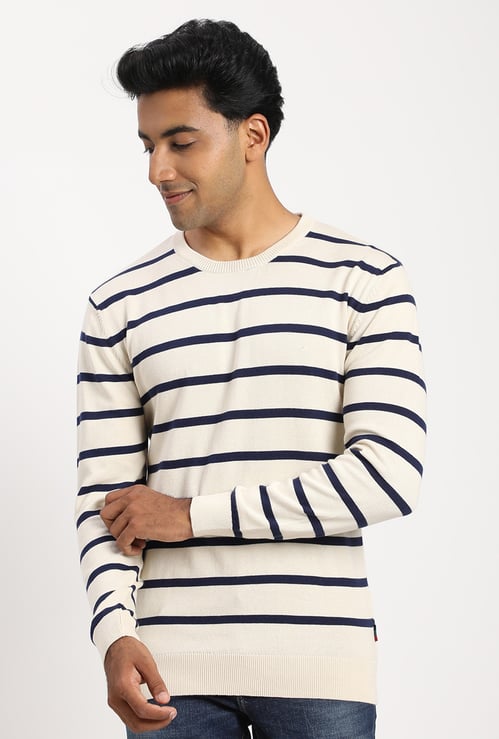 INDIAN TERRAIN Striped Sweater