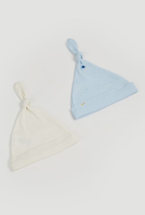 FS MINI KLUB Boys Assorted Beanies - Pack of 2