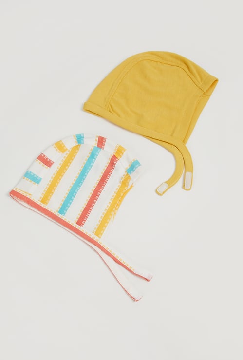 FS MINI KLUB Girls Assorted Beanies - Pack of 2