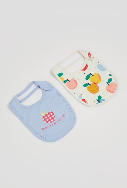 FS MINI KLUB Girls Printed Bibs - Pack of 2