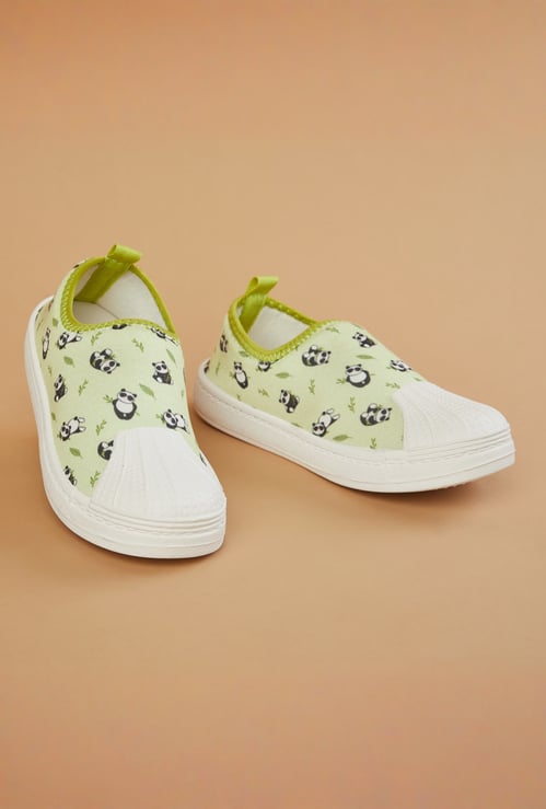 FAME FOREVER Printed Slip-On Sneakers