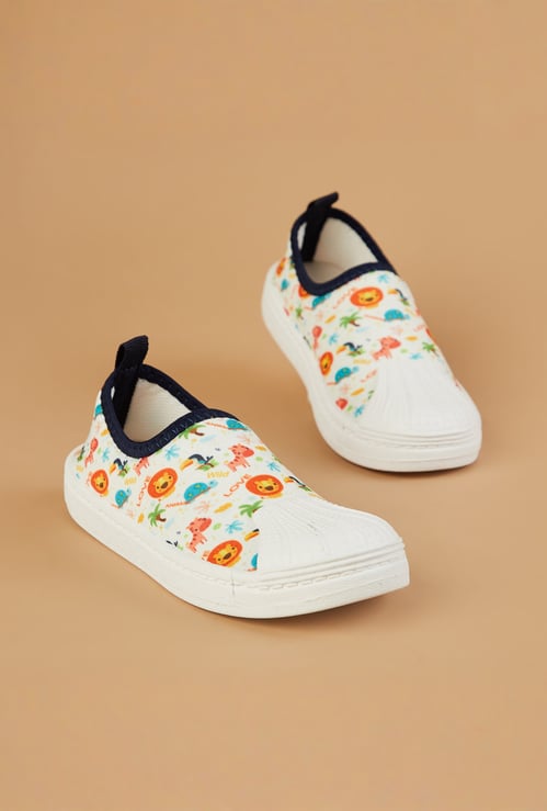 FAME FOREVER Printed Slip-On Sneakers