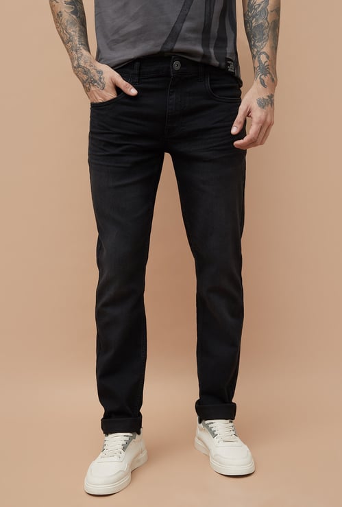 FORCA Washed Slim Tapered Jeans